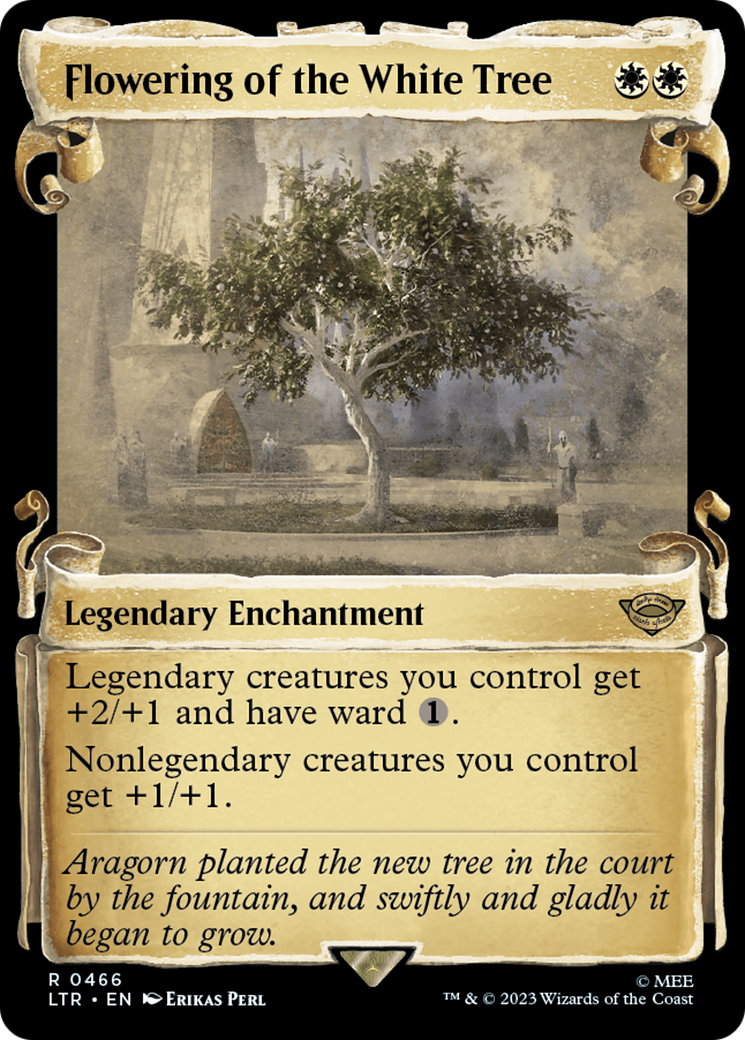 Flowering of the White Tree [The Lord of the Rings: Tales of Middle-Earth Showcase Scrolls] - Trinity Hobby