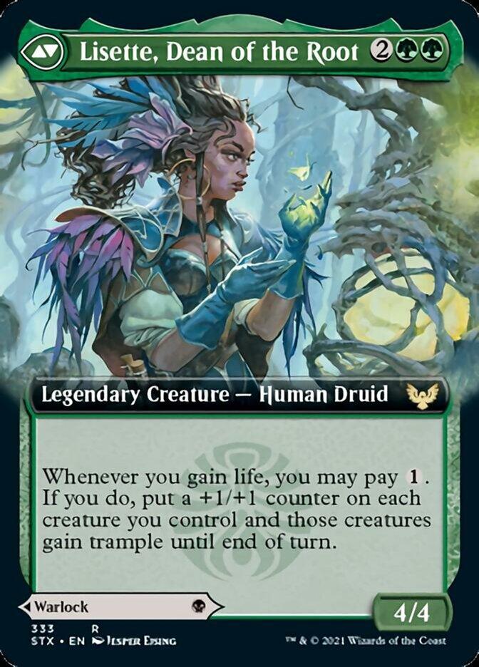 Valentin, Dean of the Vein // Lisette, Dean of the Root (Extended Art) [Strixhaven: School of Mages] - Trinity Hobby