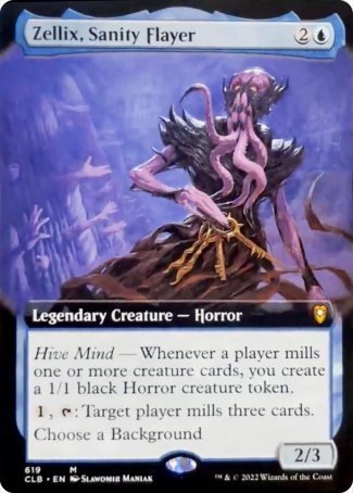 Zellix, Sanity Flayer (Extended Art) [Commander Legends: Battle for Baldur's Gate] - Trinity Hobby