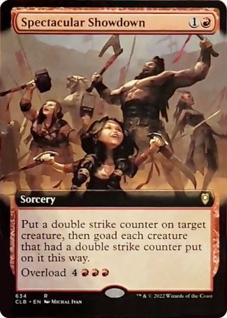 Spectacular Showdown (Extended Art) [Commander Legends: Battle for Baldur's Gate] - Trinity Hobby