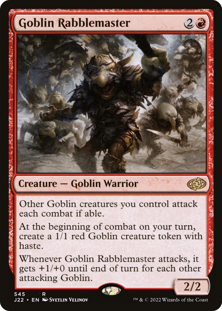 Goblin Rabblemaster [Jumpstart 2022] - Trinity Hobby