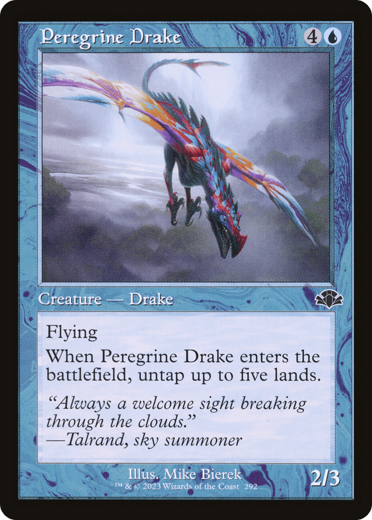 Peregrine Drake (Retro) [Dominaria Remastered] - Trinity Hobby