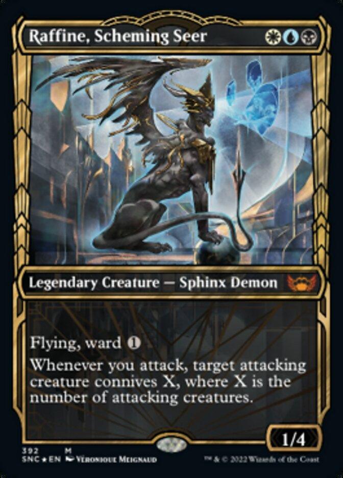 Raffine, Scheming Seer (Showcase Golden Age Gilded Foil) [Streets of New Capenna] - Trinity Hobby