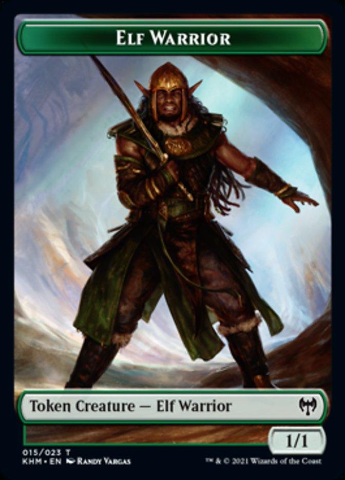 Elf Warrior Token [Kaldheim Tokens] - Trinity Hobby