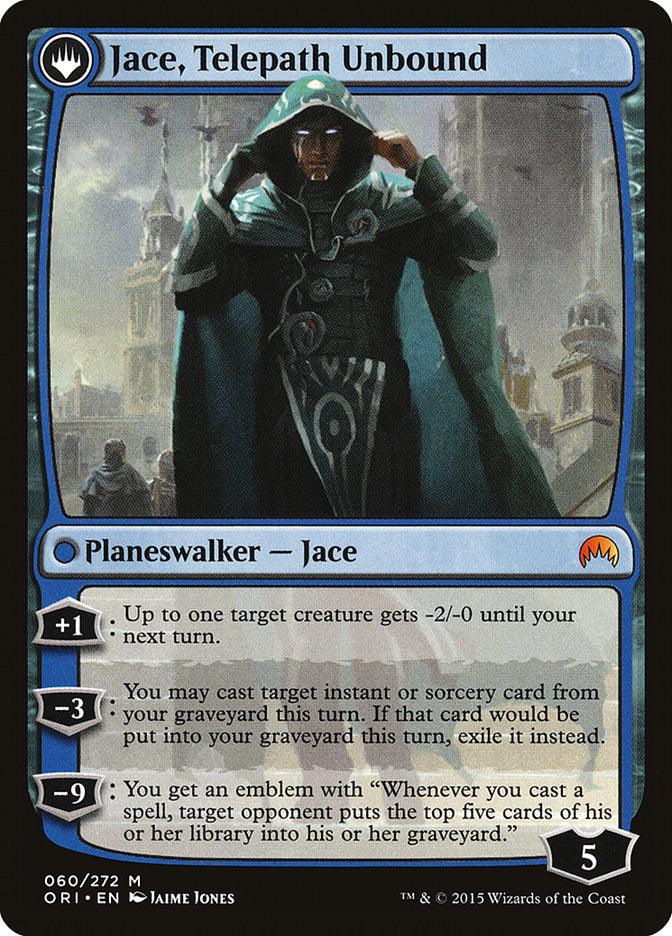 Jace, Vryn's Prodigy // Jace, Telepath Unbound [Magic Origins] - Trinity Hobby