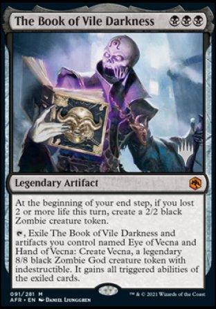 The Book of Vile Darkness (Promo Pack) [Dungeons & Dragons: Adventures in the Forgotten Realms Promos] - Trinity Hobby