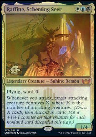 Raffine, Scheming Seer [Streets of New Capenna Prerelease Promos] - Trinity Hobby