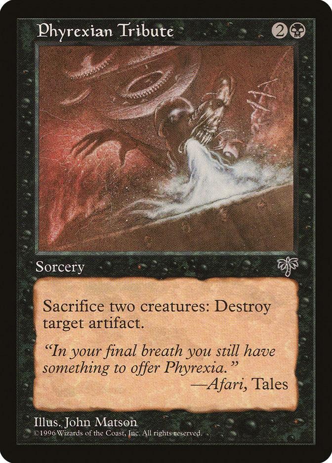 Phyrexian Tribute [Mirage] - Trinity Hobby