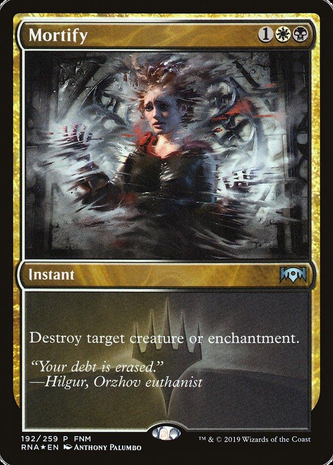 Mortify (FNM) [Ravnica Allegiance Promos] - Trinity Hobby
