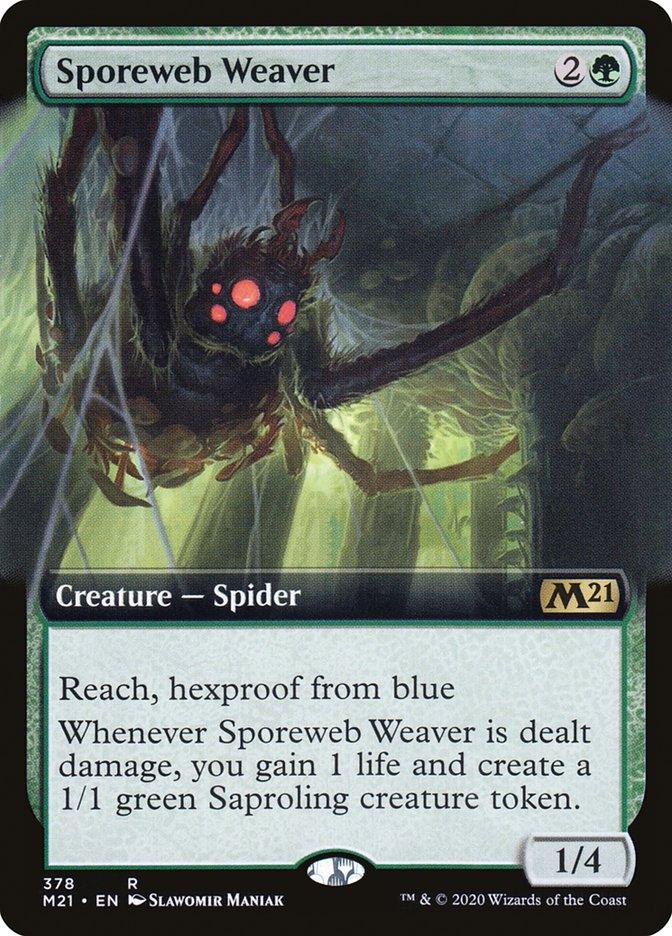 Sporeweb Weaver (Extended Art) [Core Set 2021] - Trinity Hobby