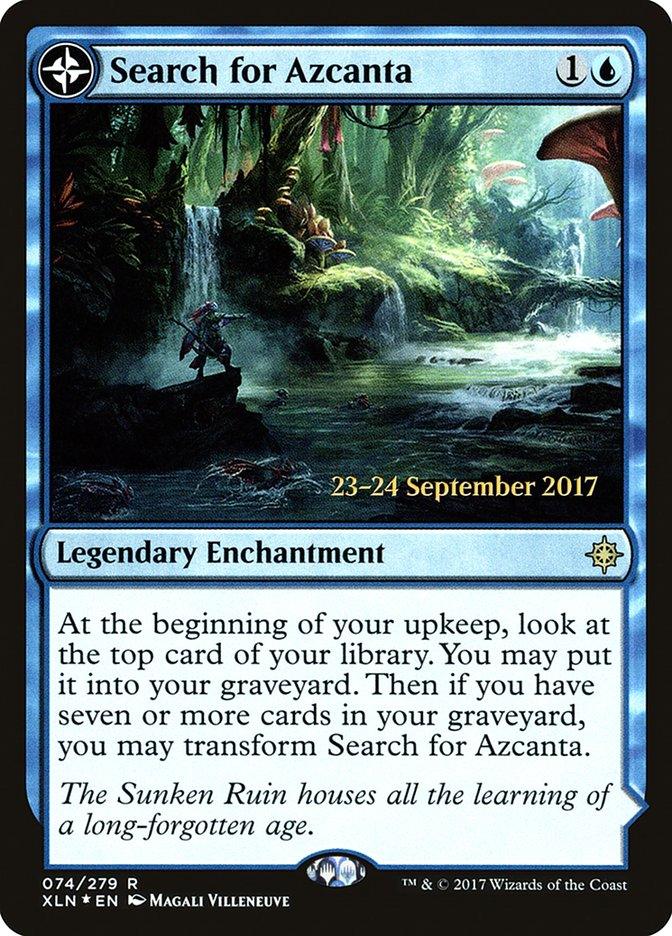 Search for Azcanta // Azcanta, the Sunken Ruin [Ixalan Prerelease Promos] - Trinity Hobby