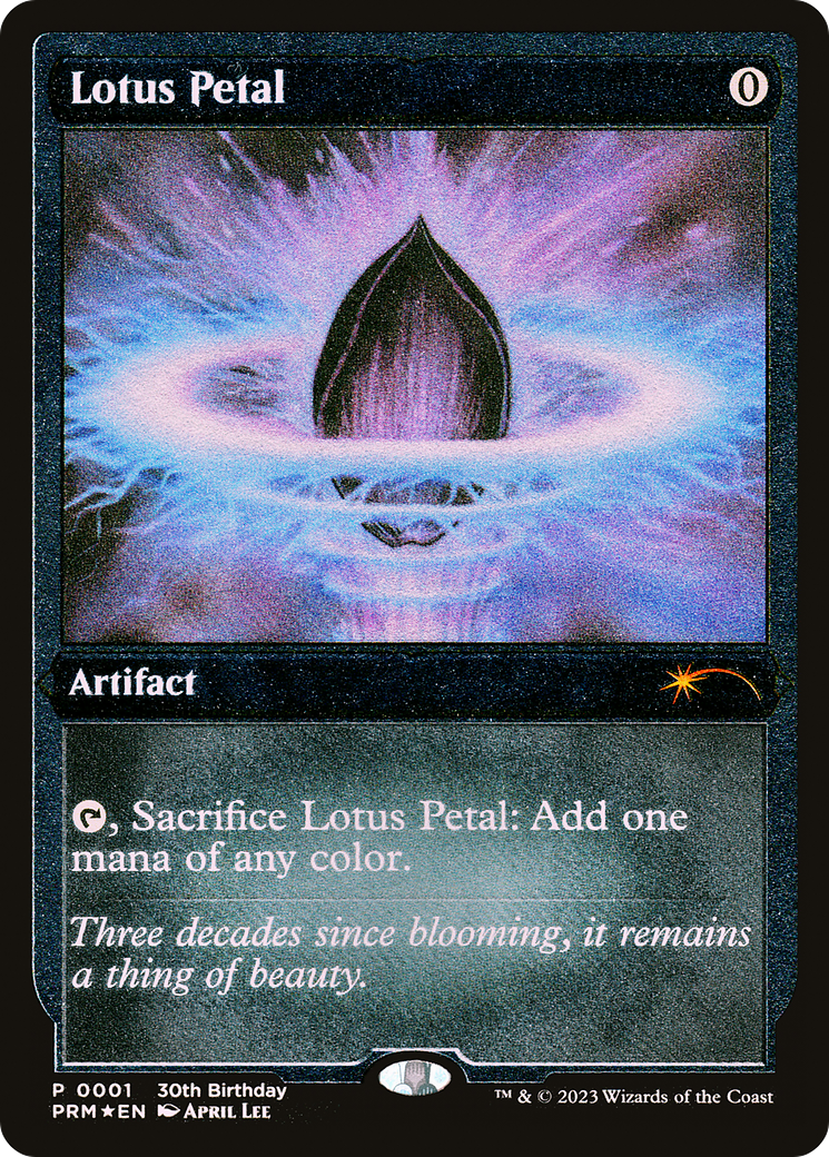Lotus Petal (Foil Etched) [30th Anniversary Promos] - Trinity Hobby