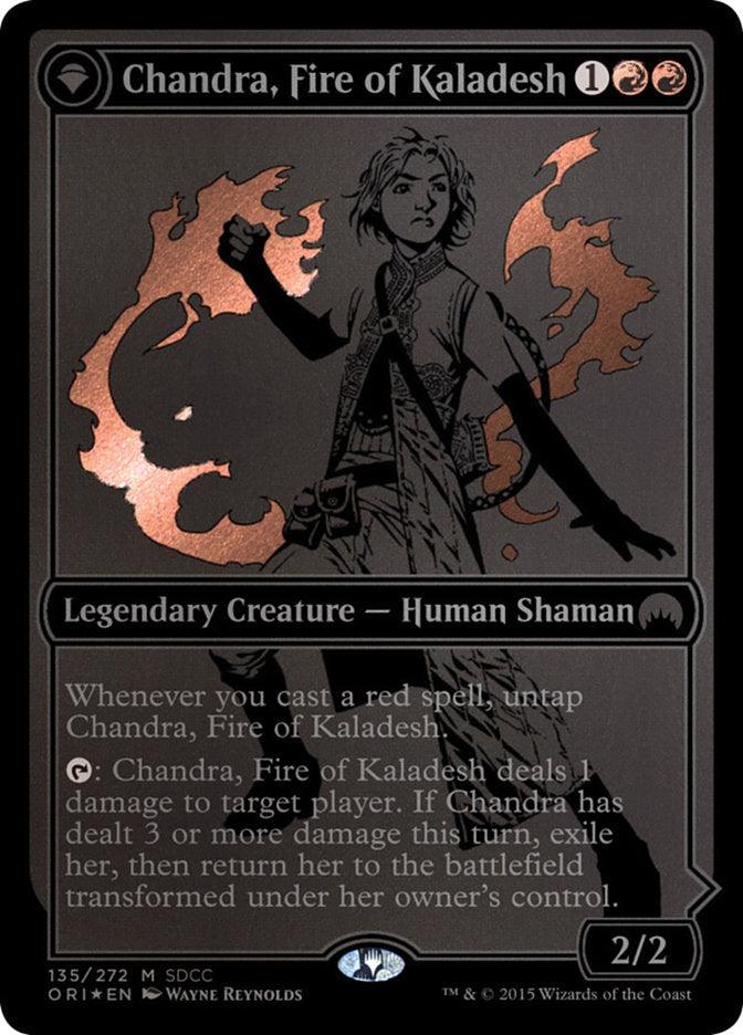 Chandra, Fire of Kaladesh // Chandra, Roaring Flame [San Diego Comic-Con 2015] - Trinity Hobby