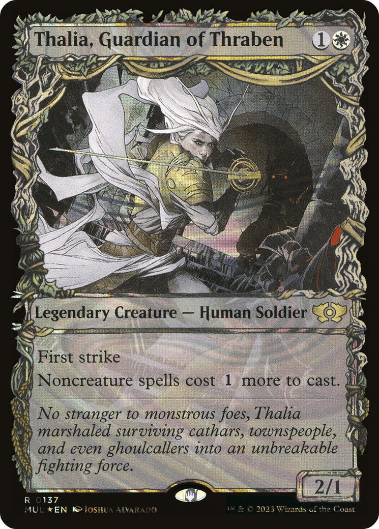 Thalia, Guardian of Thraben (Halo Foil) [Multiverse Legends] - Trinity Hobby