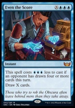 Even the Score (Promo Pack) [Streets of New Capenna Promos] - Trinity Hobby