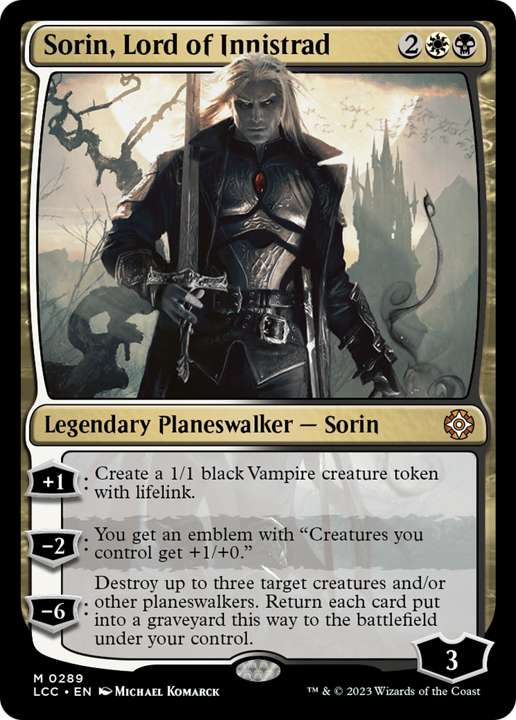Sorin, Lord of Innistrad [The Lost Caverns of Ixalan Commander] - Trinity Hobby
