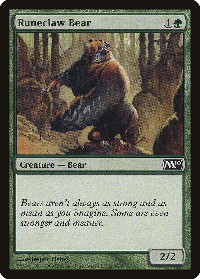 Runeclaw Bear [Magic 2010] - Trinity Hobby