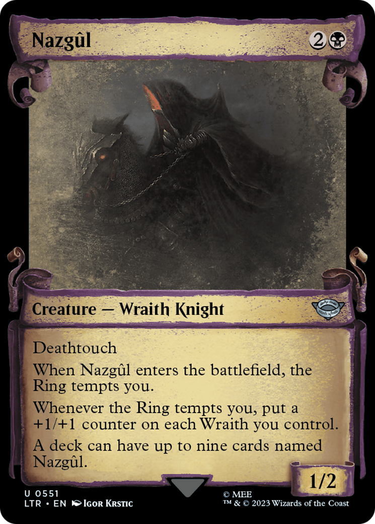 Nazgul (0551) [The Lord of the Rings: Tales of Middle-Earth Showcase Scrolls] - Trinity Hobby