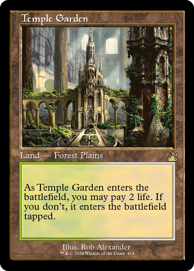 Temple Garden (Retro) [Ravnica Remastered] - Trinity Hobby