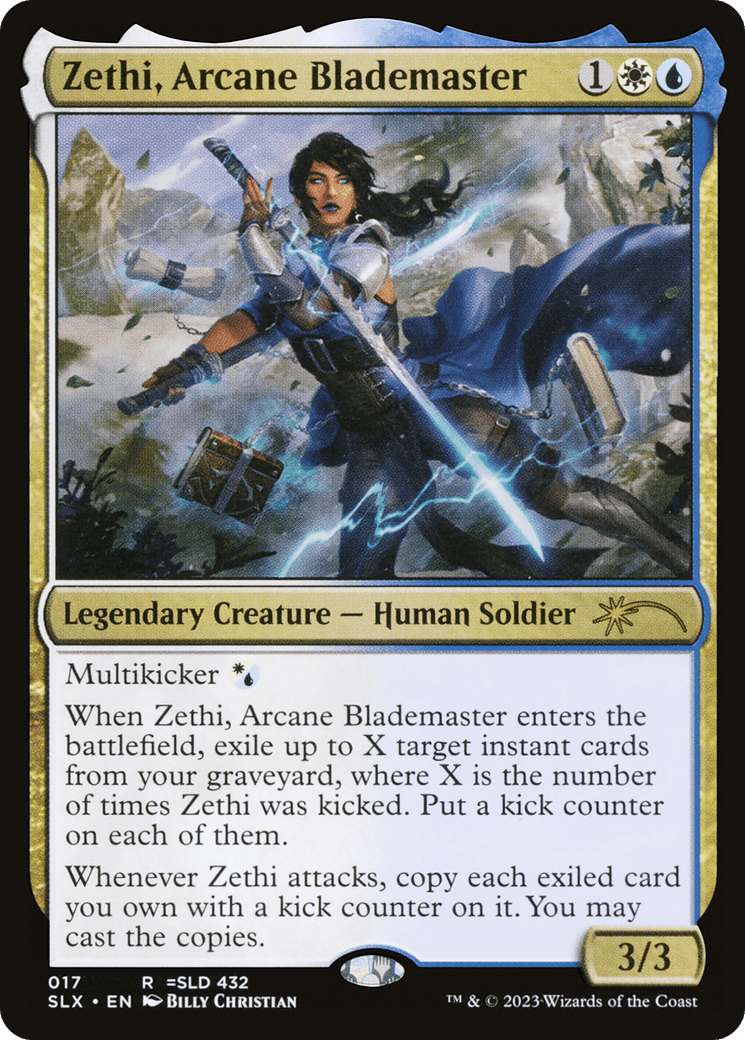 Zethi, Arcane Blademaster [Secret Lair: Universes Within] - Trinity Hobby