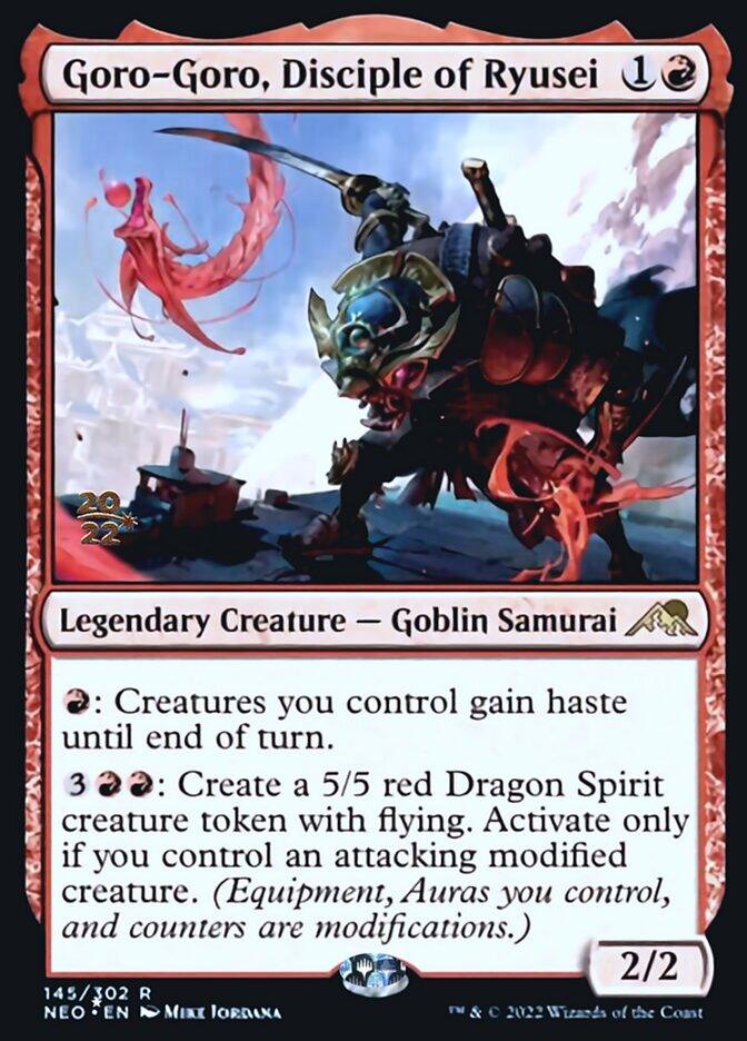 Goro-Goro, Disciple of Ryusei [Kamigawa: Neon Dynasty Prerelease Promos] - Trinity Hobby