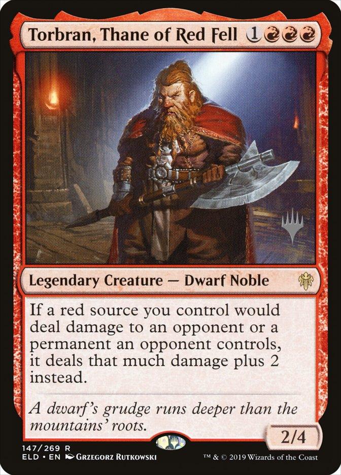 Torbran, Thane of Red Fell (Promo Pack) [Throne of Eldraine Promos] - Trinity Hobby