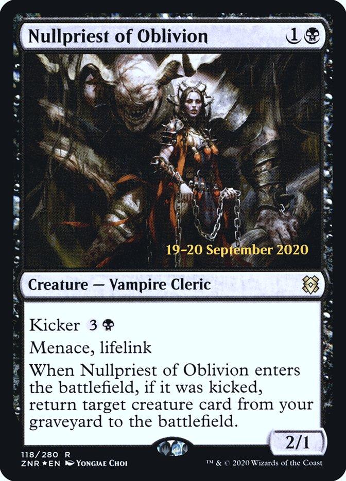 Nullpriest of Oblivion [Zendikar Rising Prerelease Promos] - Trinity Hobby