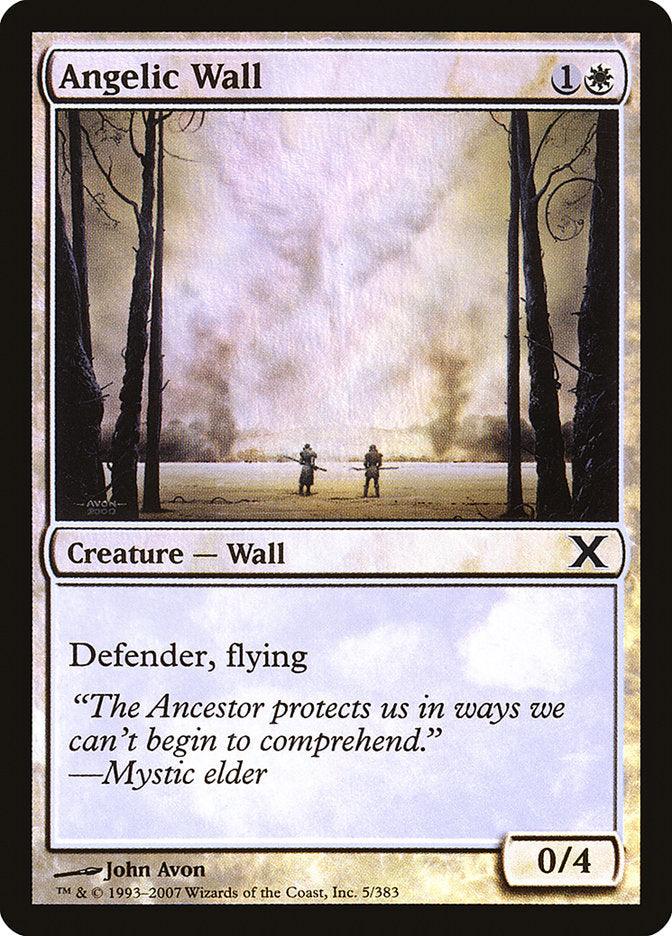 Angelic Wall (Premium Foil) [Tenth Edition] - Trinity Hobby