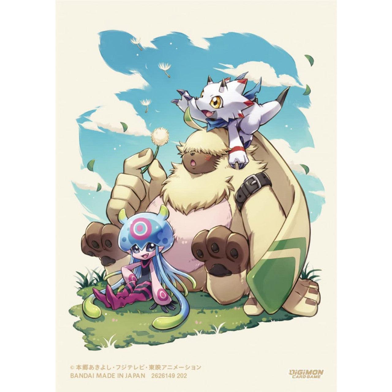 Digimon Card Game - Official Sleeves - Set 4 - "Gammamon, Jellymon, Angoramon" - Trinity Hobby