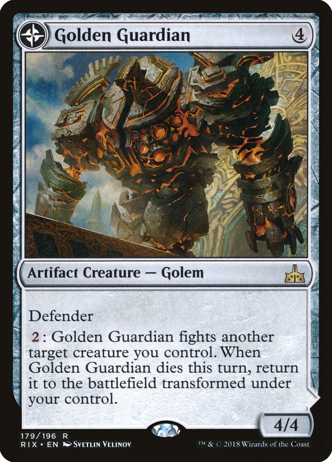 Golden Guardian // Gold-Forge Garrison [Rivals of Ixalan] - Trinity Hobby