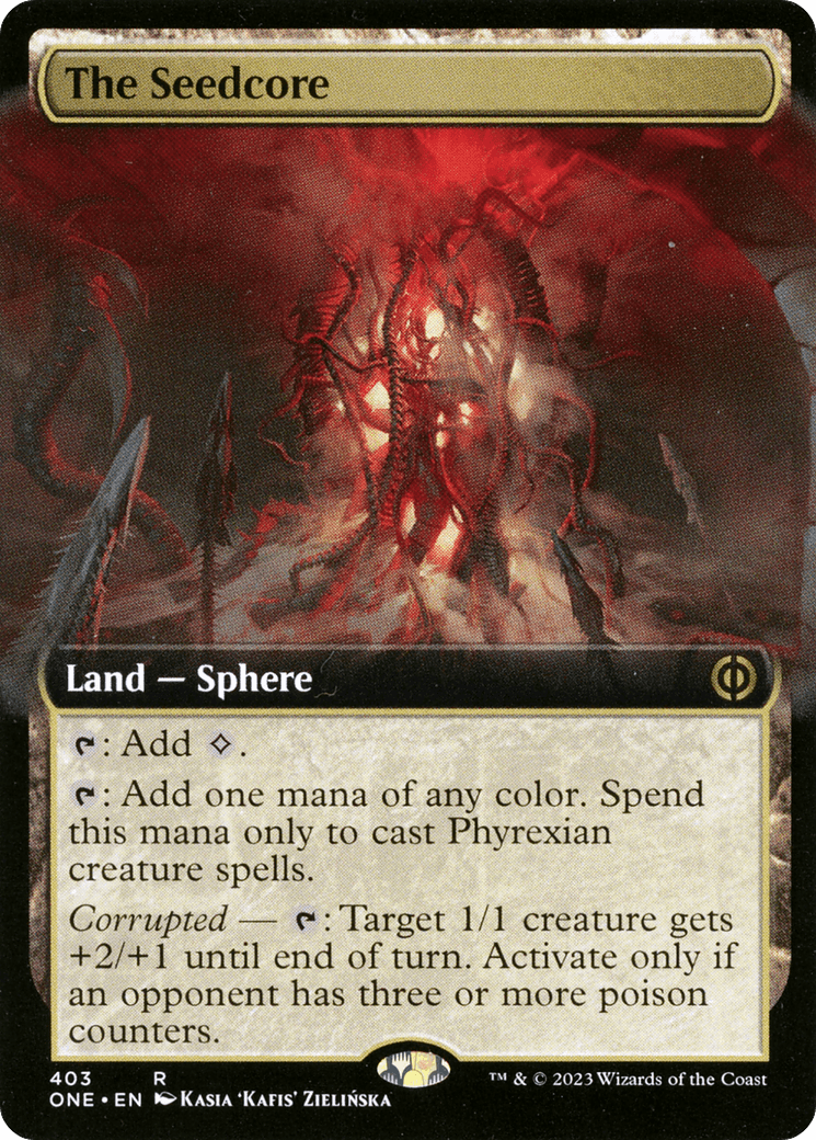 The Seedcore (Extended Art) [Phyrexia: All Will Be One] - Trinity Hobby