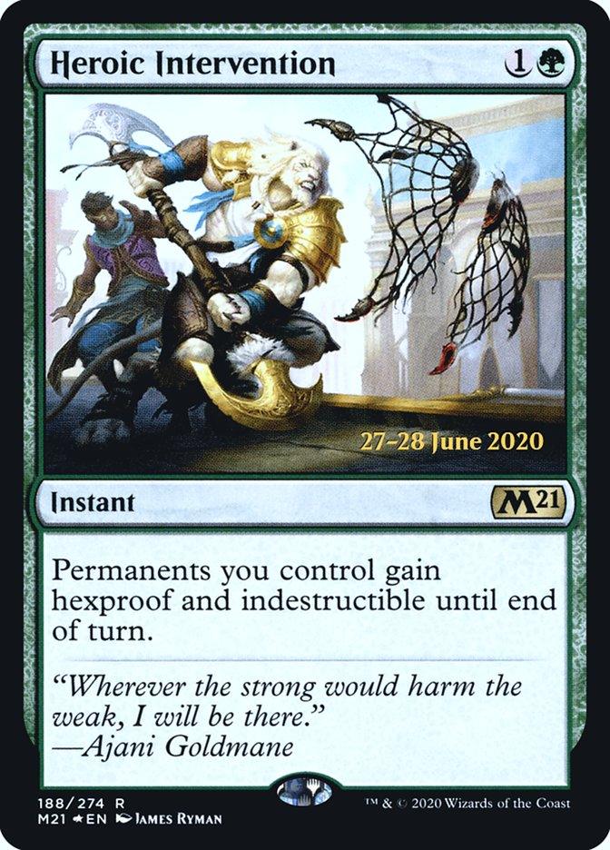 Heroic Intervention [Core Set 2021 Prerelease Promos] - Trinity Hobby
