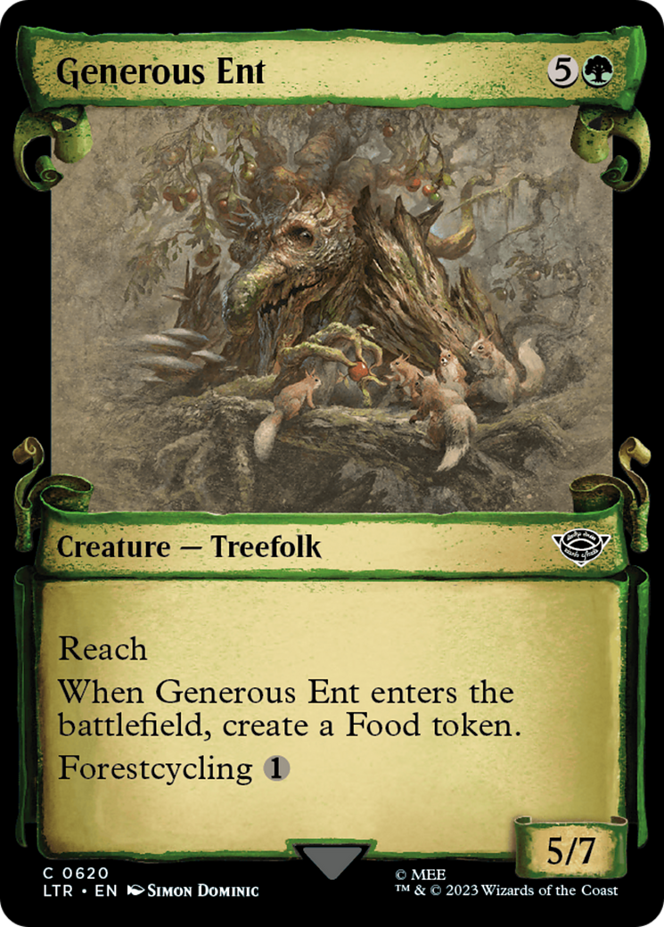 Generous Ent [The Lord of the Rings: Tales of Middle-Earth Showcase Scrolls] - Trinity Hobby