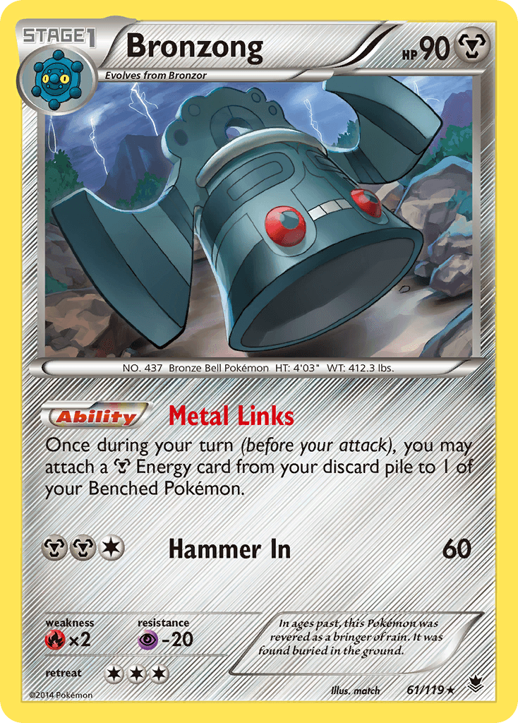Bronzong (61/119) [XY: Phantom Forces] - Trinity Hobby