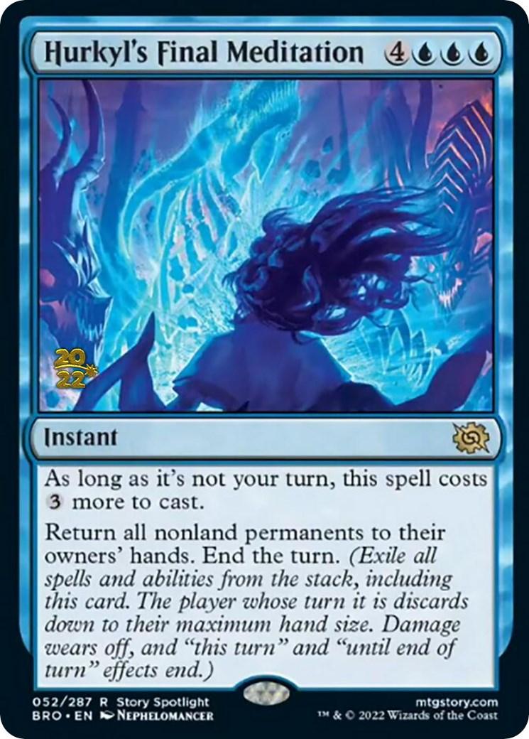 Hurkyl's Final Meditation [The Brothers' War Prerelease Promos] - Trinity Hobby