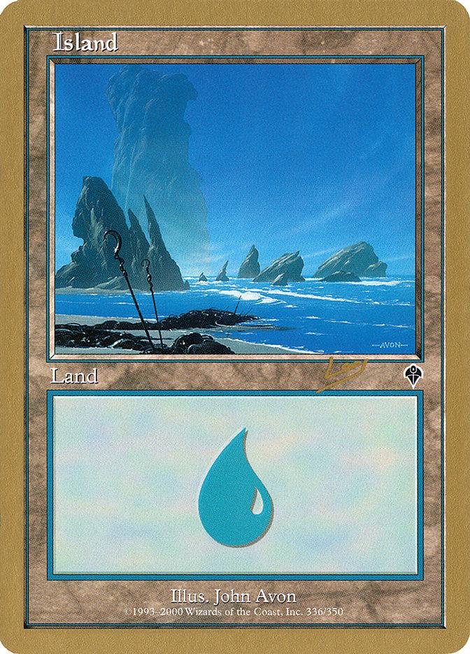 Island (rl336) (Raphael Levy) [World Championship Decks 2002] - Trinity Hobby