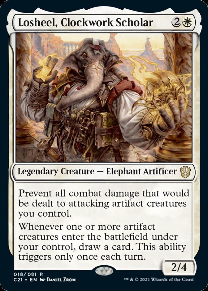 Losheel, Clockwork Scholar [Commander 2021] - Trinity Hobby