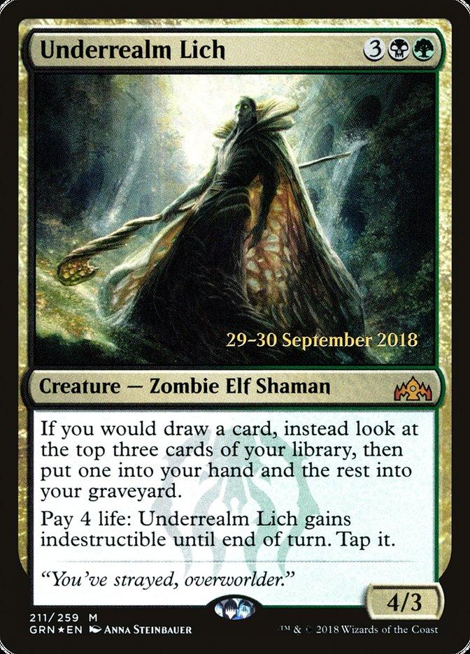 Underrealm Lich [Guilds of Ravnica Prerelease Promos] - Trinity Hobby
