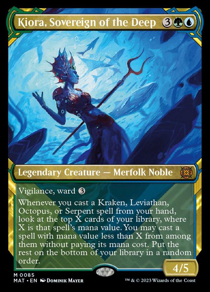 Kiora, Sovereign of the Deep (Showcase) [March of the Machine: The Aftermath] - Trinity Hobby