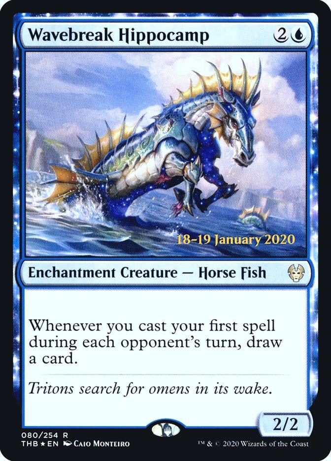 Wavebreak Hippocamp [Theros Beyond Death Prerelease Promos] - Trinity Hobby