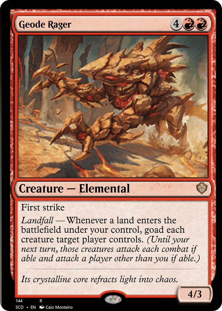 Geode Rager [Starter Commander Decks] - Trinity Hobby