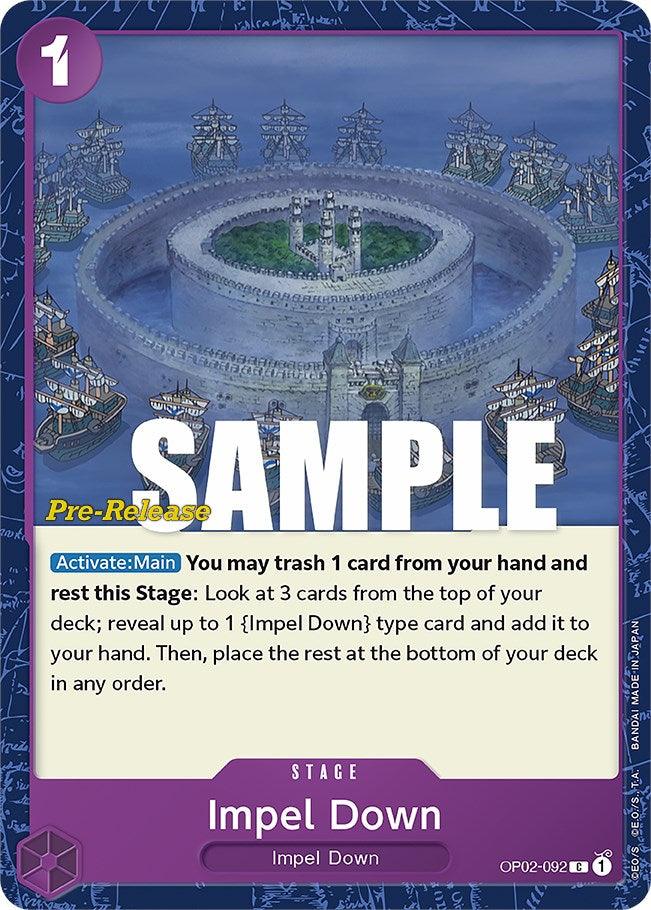 Impel Down [Paramount War Pre-Release Cards] - Trinity Hobby
