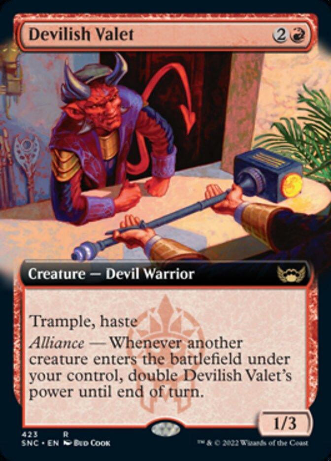 Devilish Valet (Extended Art) [Streets of New Capenna] - Trinity Hobby