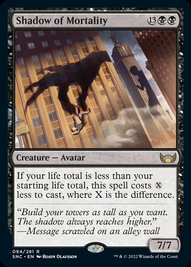 Shadow of Mortality [Streets of New Capenna] - Trinity Hobby