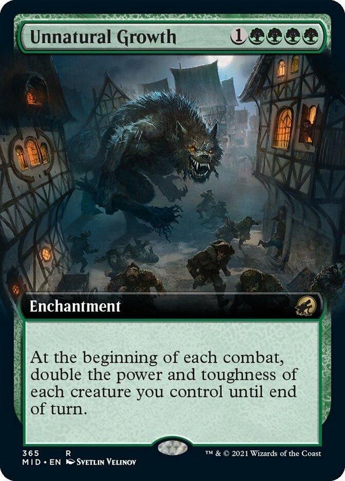 Unnatural Growth (Extended Art) [Innistrad: Midnight Hunt] - Trinity Hobby