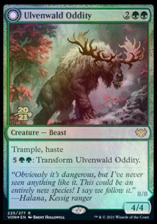Ulvenwald Oddity // Ulvenwald Behemoth [Innistrad: Crimson Vow Prerelease Promos] - Trinity Hobby