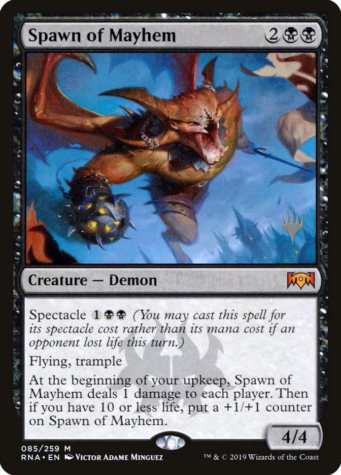 Spawn of Mayhem (Promo Pack) [Ravnica Allegiance Promos] - Trinity Hobby