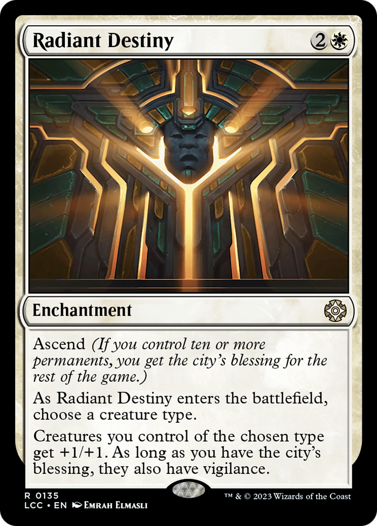 Radiant Destiny [The Lost Caverns of Ixalan Commander] - Trinity Hobby