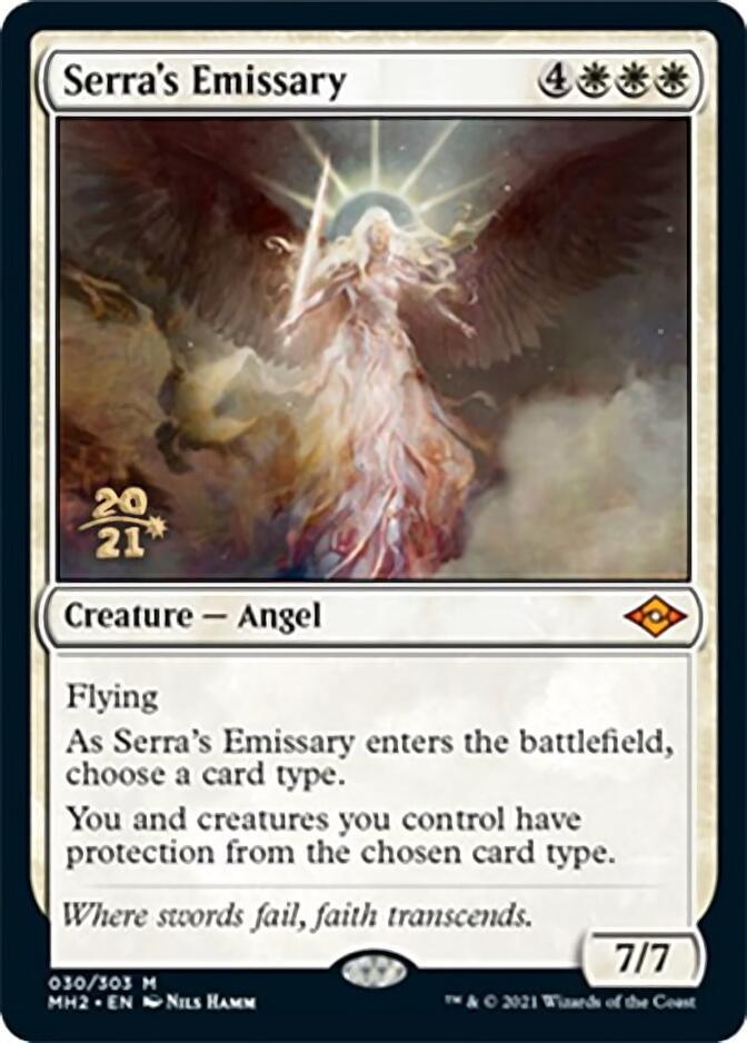 Serra's Emissary [Modern Horizons 2 Prerelease Promos] - Trinity Hobby