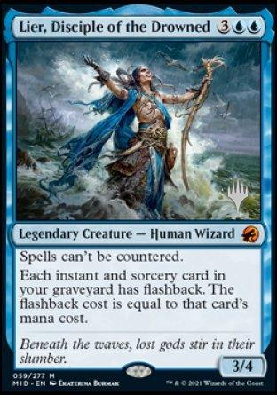Lier, Disciple of the Drowned (Promo Pack) [Innistrad: Midnight Hunt Promos] - Trinity Hobby